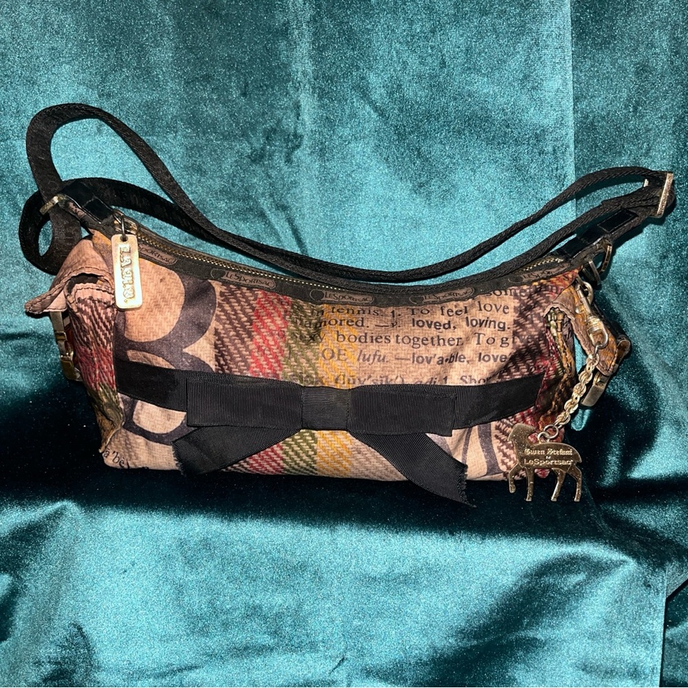 L.A.M.B Donegal Plaid by Lesportsac with Charm Small Shoulder Bag